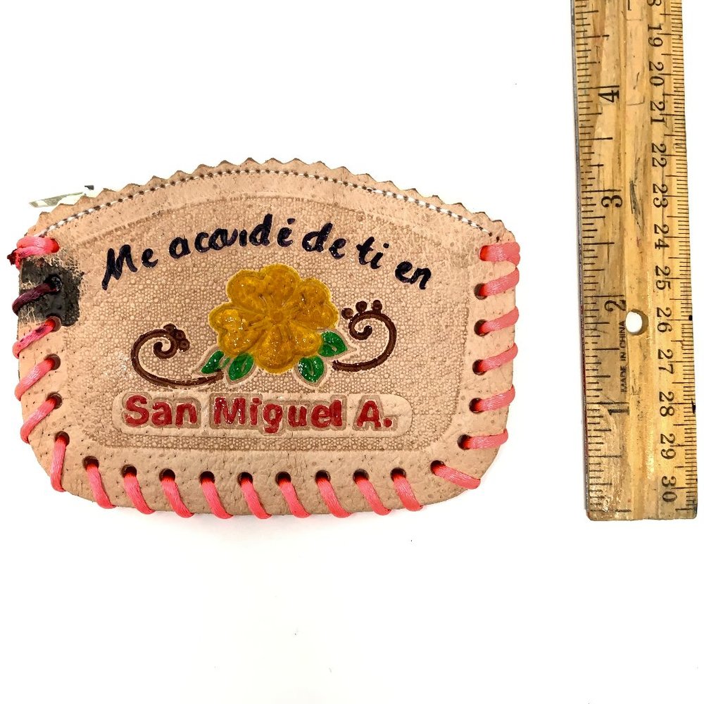 Authentic Handmade Mexican Leather Clutch Wallet